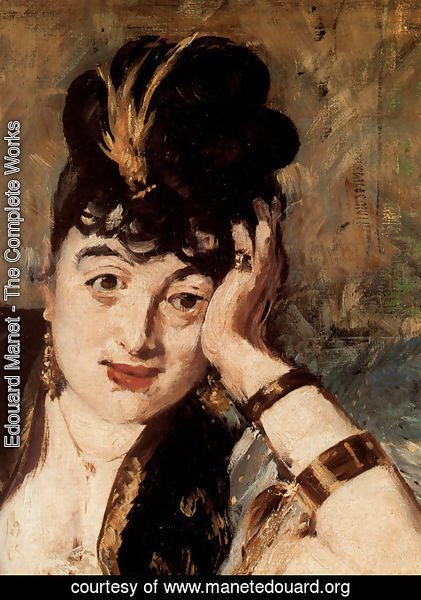 Edouard Manet - Woman with Fans [detail] (Nina de Callias)