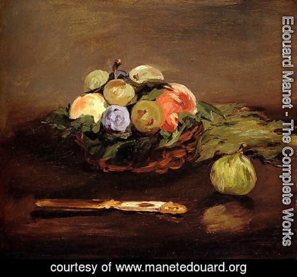 Edouard Manet - Basket Of Fruit