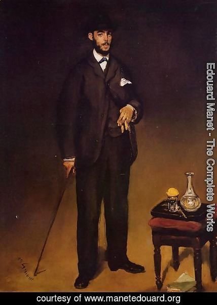Edouard Manet - Portrait of Theodore Duret