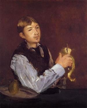Edouard Manet - Young Man Peeling a Pear