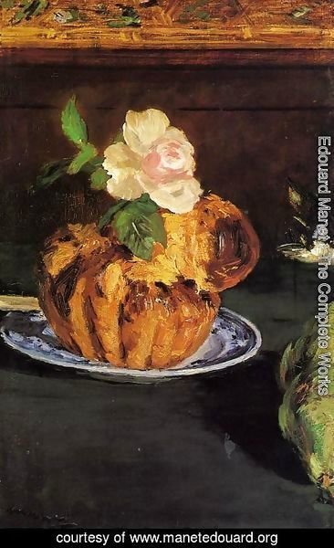 Edouard Manet - Still Life with Brioche