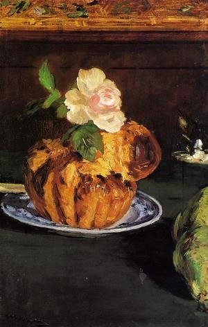 Edouard Manet - Still Life with Brioche