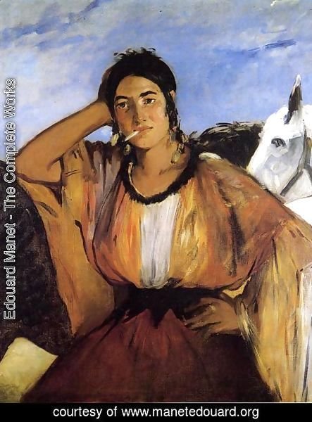 Edouard Manet - Gypsy with Cigarette