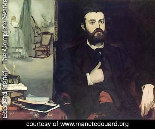 Edouard Manet - Portrait of Zacharie Astruc