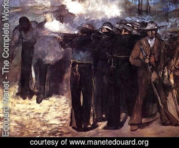 Edouard Manet - The Execution of the Emperor Maximilian