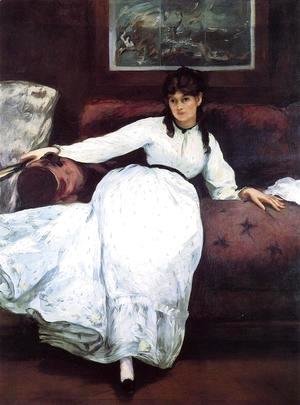 Edouard Manet - Repose: Portrait of Berthe Morisot