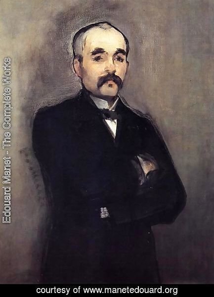 Edouard Manet - Portrait of Clemenceau
