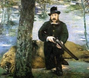 Edouard Manet - Portrait of M. Pertuiset, the Lion Hunter