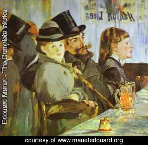 Edouard Manet - At The Cafe