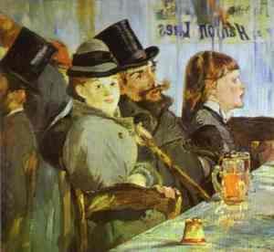 Edouard Manet - At The Cafe
