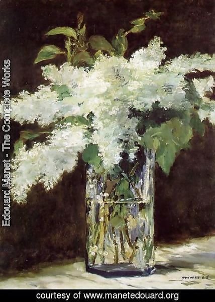 Edouard Manet - Lilacs in a Vase