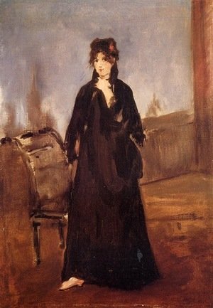 Edouard Manet - Portrait of Berthe Morisot 2