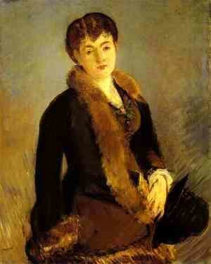 Edouard Manet - Portrait of Mlle Isabelle Lemonnier