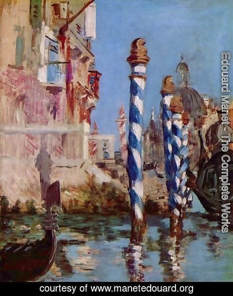 Edouard Manet - The Grand Canal, Venice