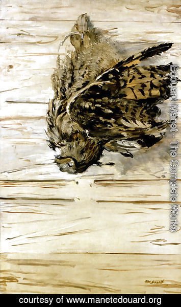 Edouard Manet - The Great Horned Owl