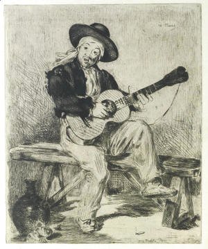 Edouard Manet - Le Chanteur Espagnol (Le Guitarero)
