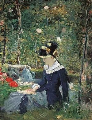 Edouard Manet - Jeune Fille Dans Un Jardin