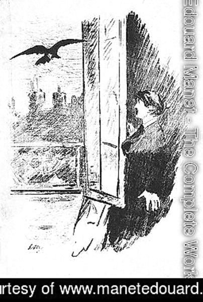Edouard Manet - Stephane Mallarme le Corbeau