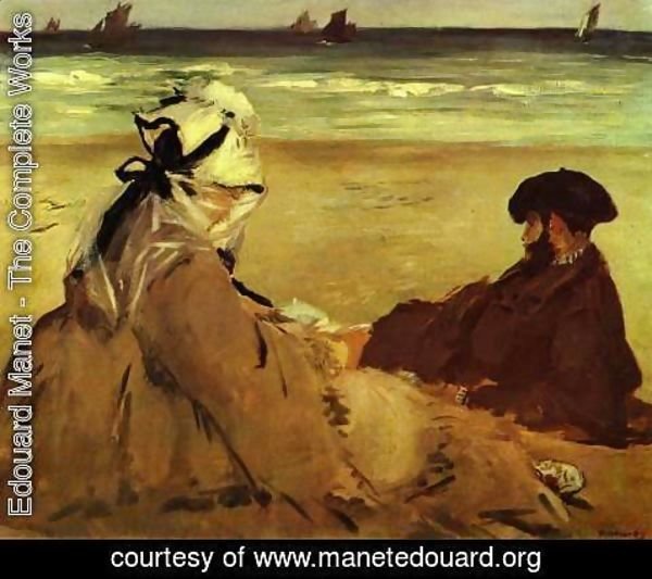 Edouard Manet - Sur la Plage on the beach