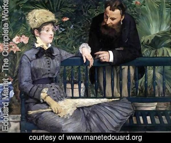 Edouard Manet - In the Winter Garden