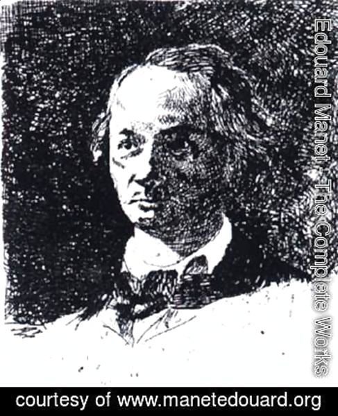 Baudelaire Bareheaded, Full Face