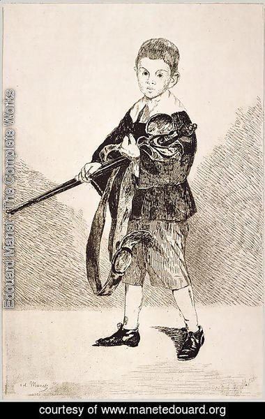 Edouard Manet - The Boy with a Sword