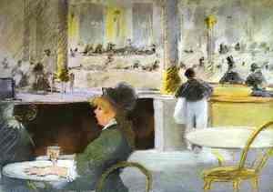 Edouard Manet - Interior of a Cafe 2