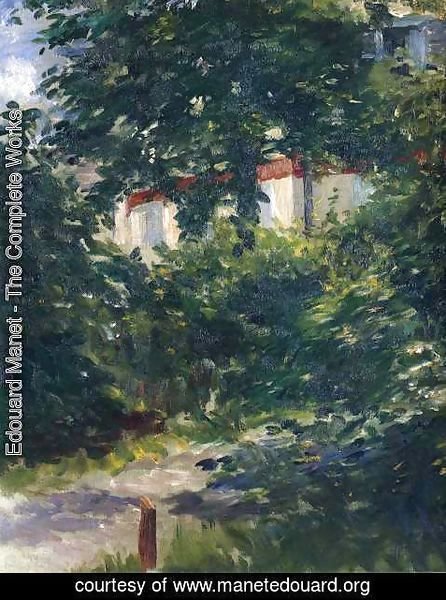 Edouard Manet - The garden around Manet's house