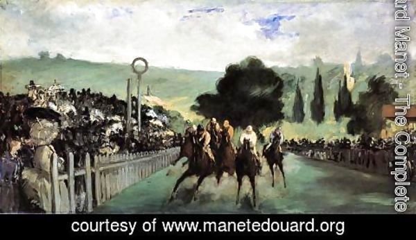 Edouard Manet - Racetrack Near Paris  1864