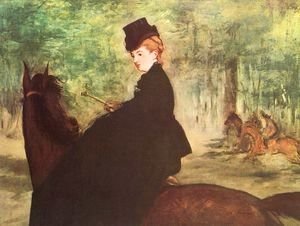 Edouard Manet - The Horsewoman  1875