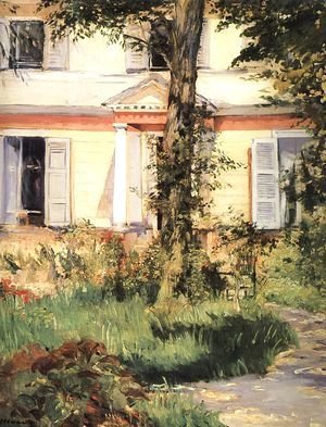 Edouard Manet - The House at Rueil 1882