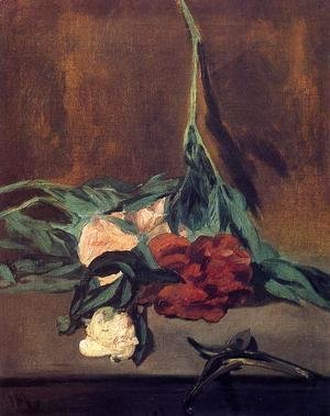 Edouard Manet - Peony Stem And Shears