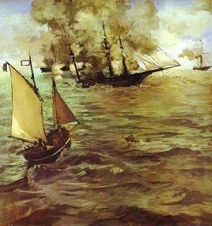 Edouard Manet - The Battle Of The Kearsarge And The Alabama