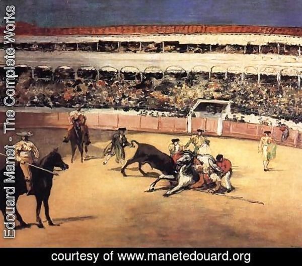 Edouard Manet - Bull Fighting Scene