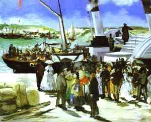 Edouard Manet - The Depature Of The Folkestone Boat