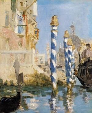 Edouard Manet - The Grand Canal   Venice