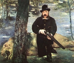 Edouard Manet - Pertuiset, Lion Hunter  1881