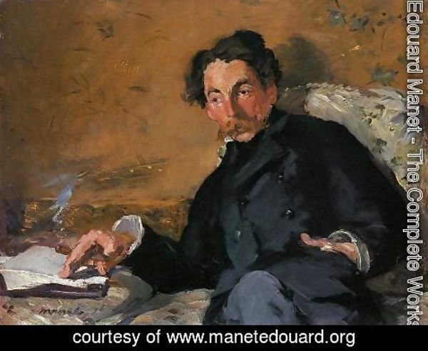 Edouard Manet - Portrait of Stephane Mallarme 1876