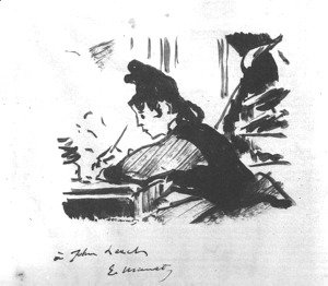 Woman Writing  1862-64