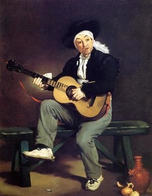 Edouard Manet - The Spanish Singer (or The Guitar Player)