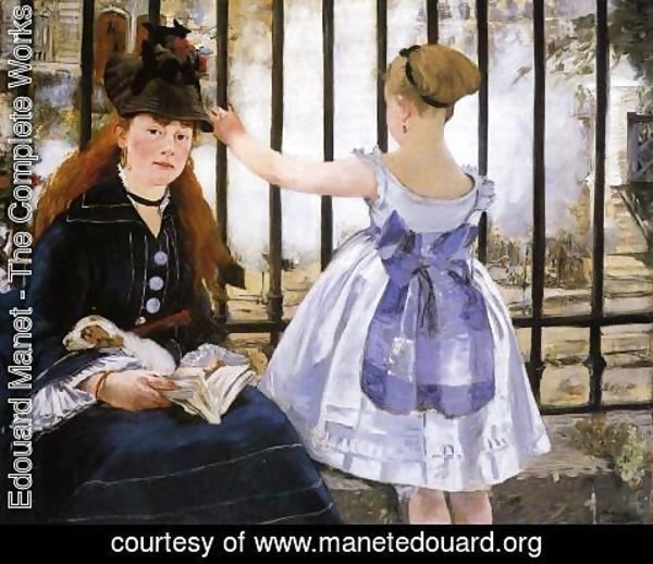 Edouard Manet - Le Chemin de fer (The Railroad)