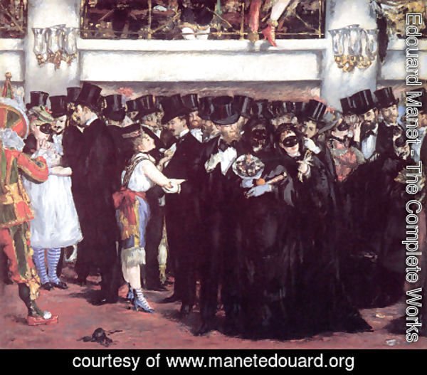Edouard Manet - Masked Ball at the Opera