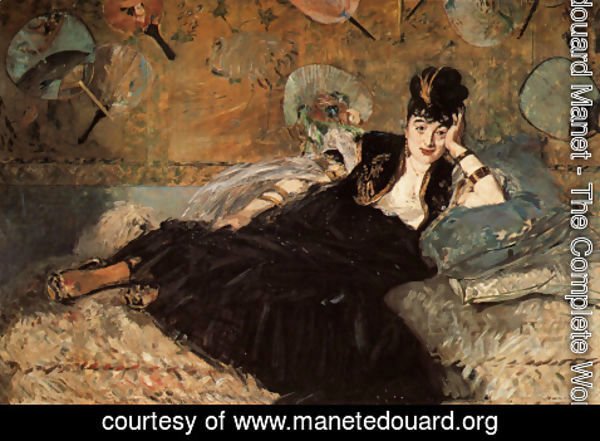 Edouard Manet - Woman with Fans (Nina de Callias)