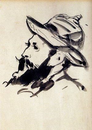 Edouard Manet - Had Of A Man (Claude Monet)