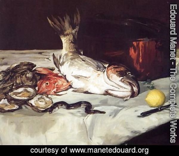 Edouard Manet - Still Life with Fish