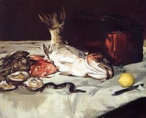 Edouard Manet - Still Life with Fish