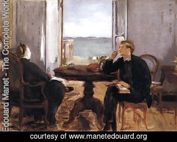 Edouard Manet - Interior at Arcachon