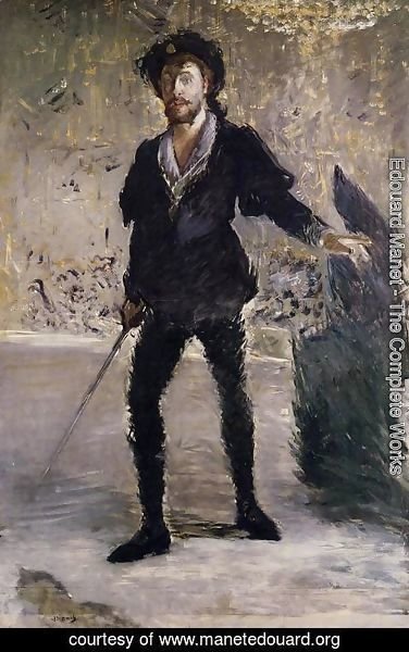 Edouard Manet - Portrait of Faure as Hamlet