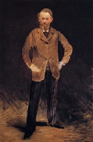 Edouard Manet - Self Portrait with Skull-Cap