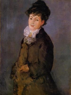 Edouard Manet - Isabelle Lemonnier with a White Scarf